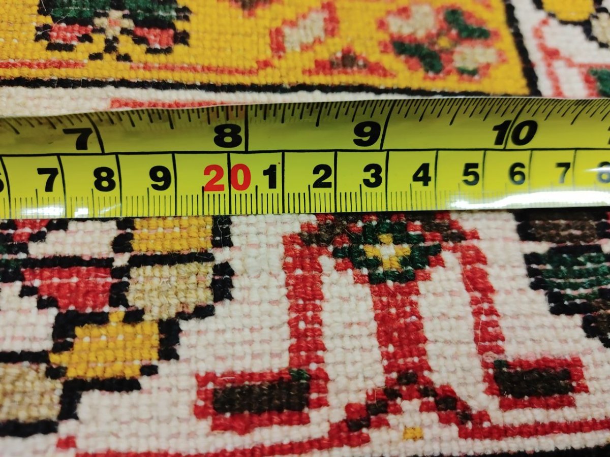 画像18: 新品 ペルシャ 部族絨毯 グーチャン 縦1.5m 横1m 1.5㎡ 1-2人掛けソファ センターラグ サイズ 152 x 104 cm ウール 手織り ハンドメイド トライバル ラグ カーペット ボテ模様 深緑 グリーン エンジ 赤 ワインレッド MA2055-152104Z026 (18)