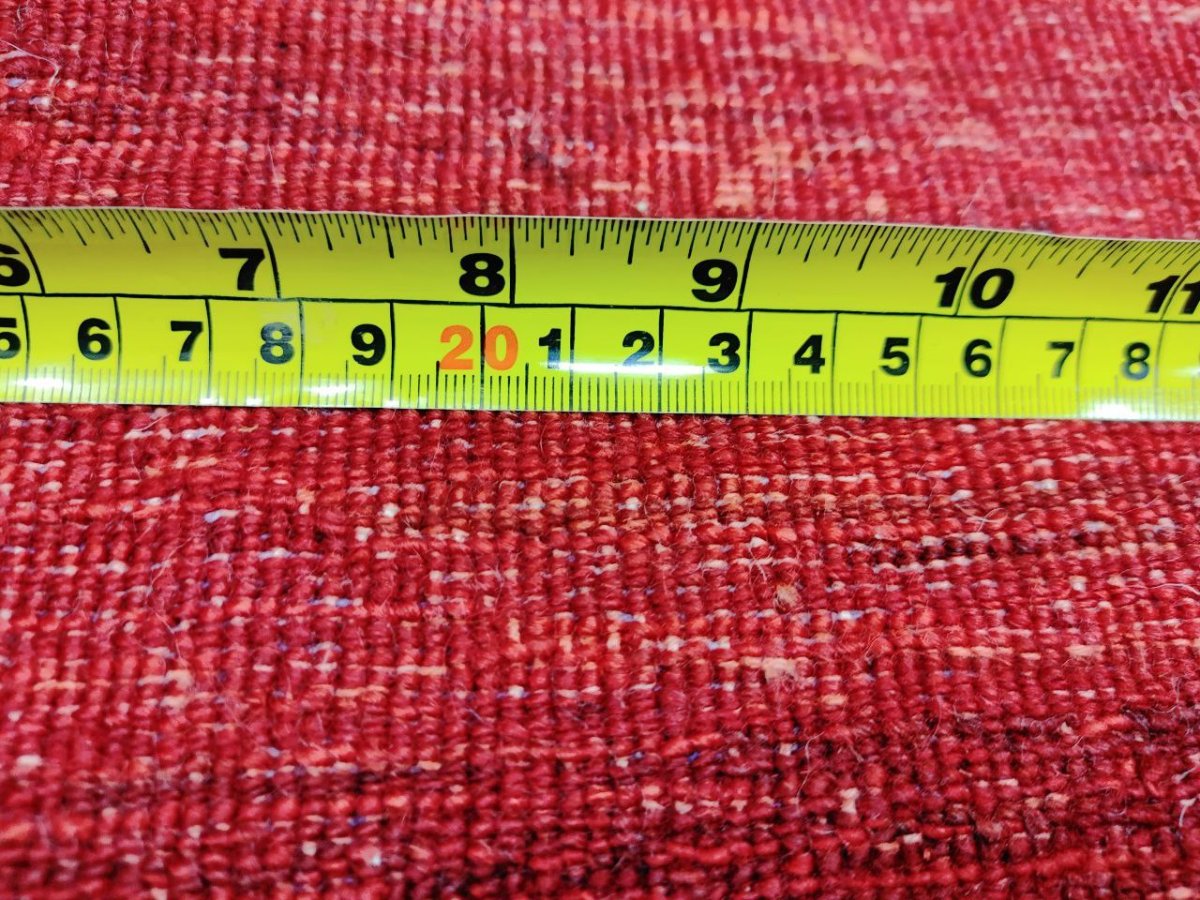 画像19: 新品 ペルシャ ギャッベ 縦3m 横2m 6㎡ 〜6帖程度 リビング ダイニング 3人掛けソファ コーナーソファサイズ 286 × 192 cm No.A609 肉厚 ウール 手織り リーズバフト ギャベ ハンドメイド ラグ 絨毯 カーペット 赤 クリーム 生成り色 ネイビー シンプル リビングダイニングルームお部屋の中心に MA431-A609-286192Z077 (19)