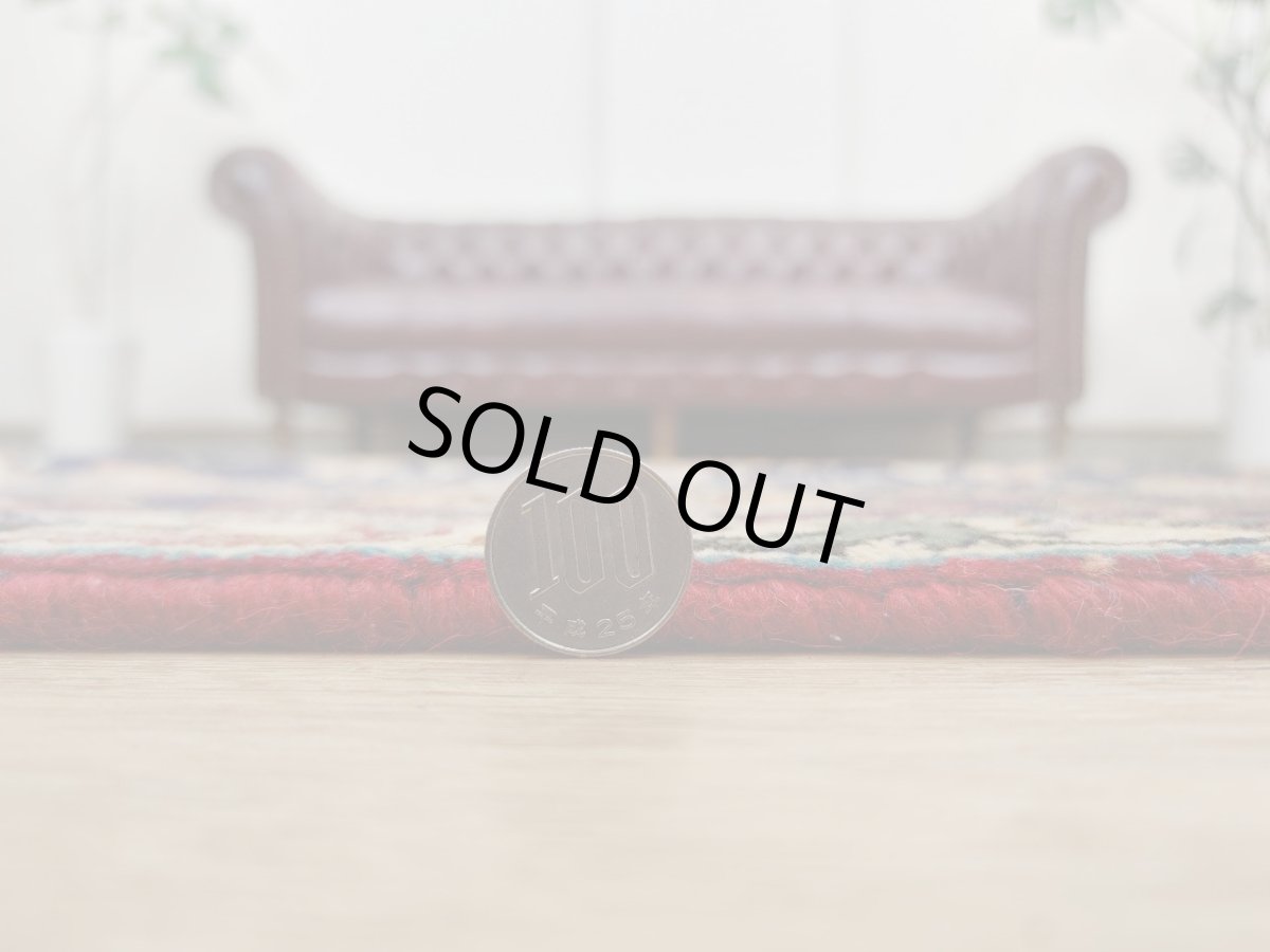 画像22: 良品 ペルシャ 絨毯 タブリーズ 縦3m 横2m 6㎡ 〜6帖 リビング ダイニング 3人掛けソファ コーナーソファ 大判 サイズ 300 x 200 cm 天然 ウール 手織り トライバル ラグ 敷物 マット カーペット メダリオン ヴィンテージ ビンテージ オレンジ MA438-A643-300200Z040 (22)