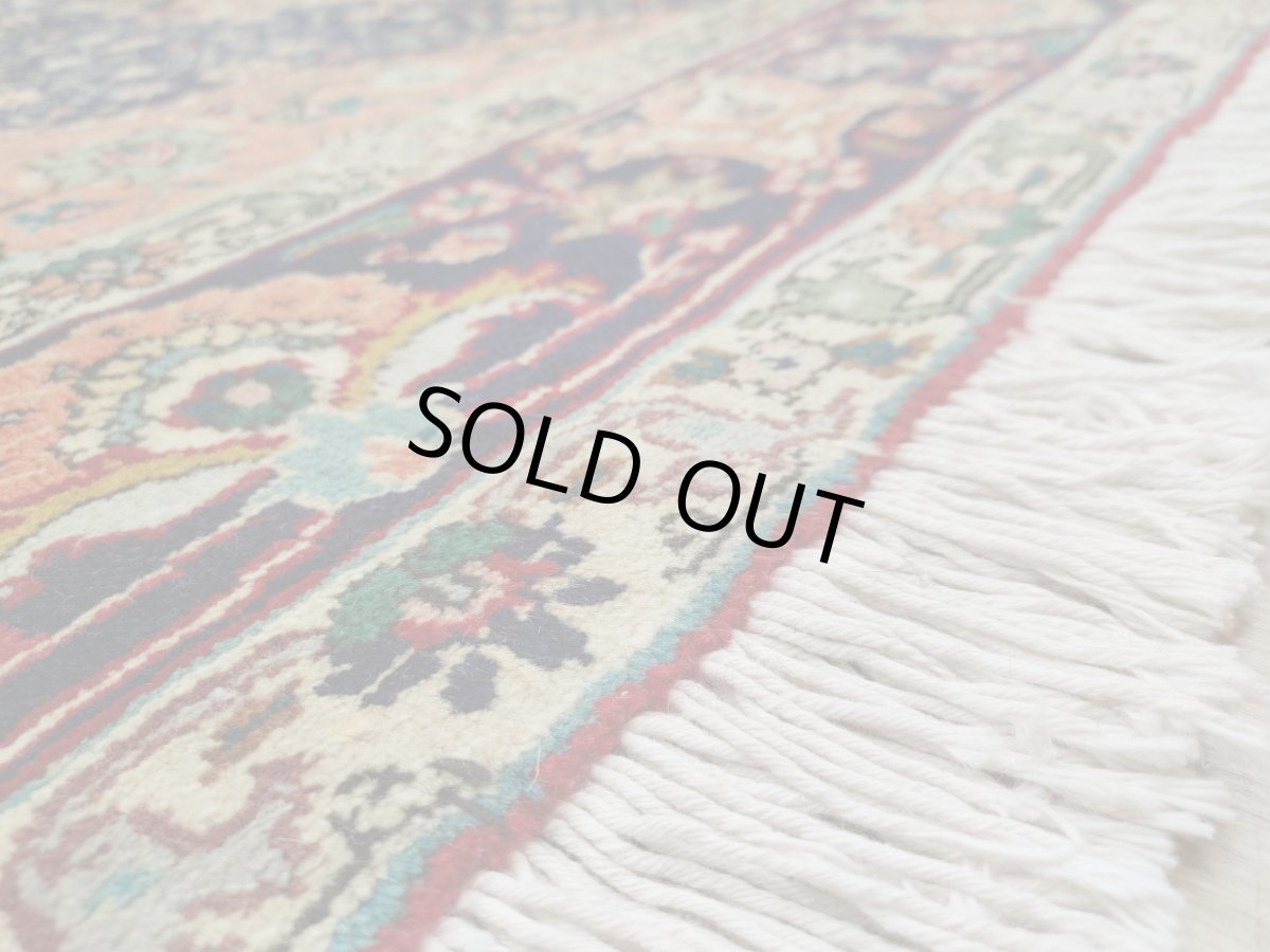 画像8: 良品 ペルシャ 絨毯 タブリーズ 縦3m 横2m 6㎡ 〜6帖 リビング ダイニング 3人掛けソファ コーナーソファ 大判 サイズ 300 x 200 cm 天然 ウール 手織り トライバル ラグ 敷物 マット カーペット メダリオン ヴィンテージ ビンテージ オレンジ MA438-A643-300200Z040 (8)