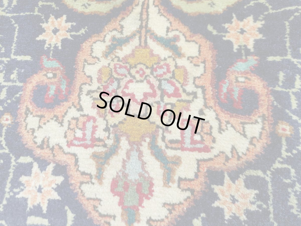 画像11: 良品 ペルシャ 絨毯 タブリーズ 縦3m 横2m 6㎡ 〜6帖 リビング ダイニング 3人掛けソファ コーナーソファ 大判 サイズ 300 x 200 cm 天然 ウール 手織り トライバル ラグ 敷物 マット カーペット メダリオン ヴィンテージ ビンテージ オレンジ MA438-A643-300200Z040 (11)