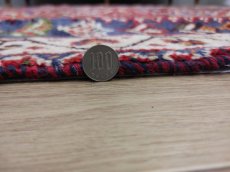 画像15: 良品 ペルシャ 部族絨毯 シラーズ 200 x 150 cm ウール 手織り 赤 ネイビー 青  縦2.0m 横1.5m 3.0m 2 〜3帖 リビング ダイニング 3人掛けソファ サイズ ウール 手織り トライバル ラグ 部族絨毯 マット カーペット 淡マルチカラー トランジ ビンテージ MAAD516-200150Z036 (15)