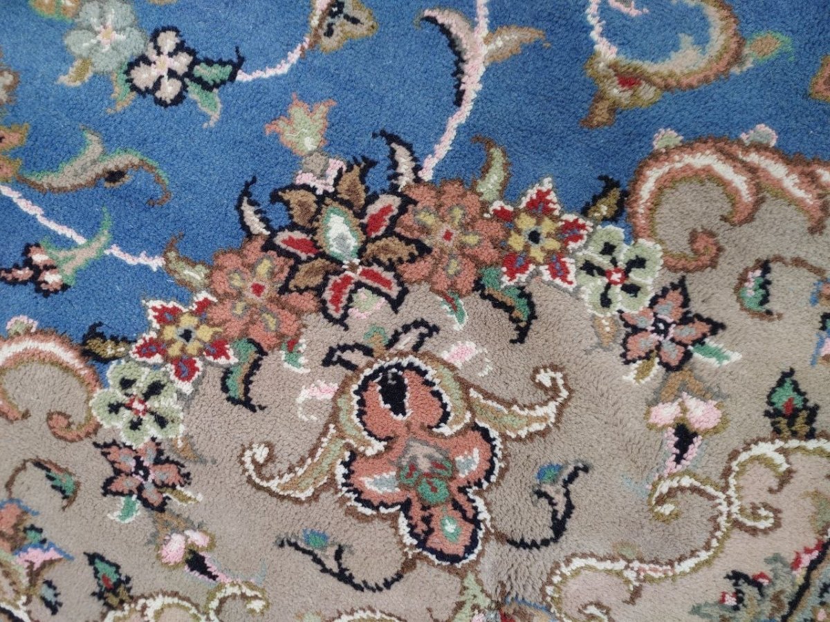 画像9: 新品 ペルシャ 絨毯 ヤズド 縦3m 横2m 6帖 リビング ダイニング 3人掛けソファ コーナーソファ 大判 サイズ 296 x 198 cm No.Z195 ウール 天然 手織り トライバル ラグ 敷物 マット カーペット 生成り クリーム メダリオン MA453Z195-296198Z090 (9)