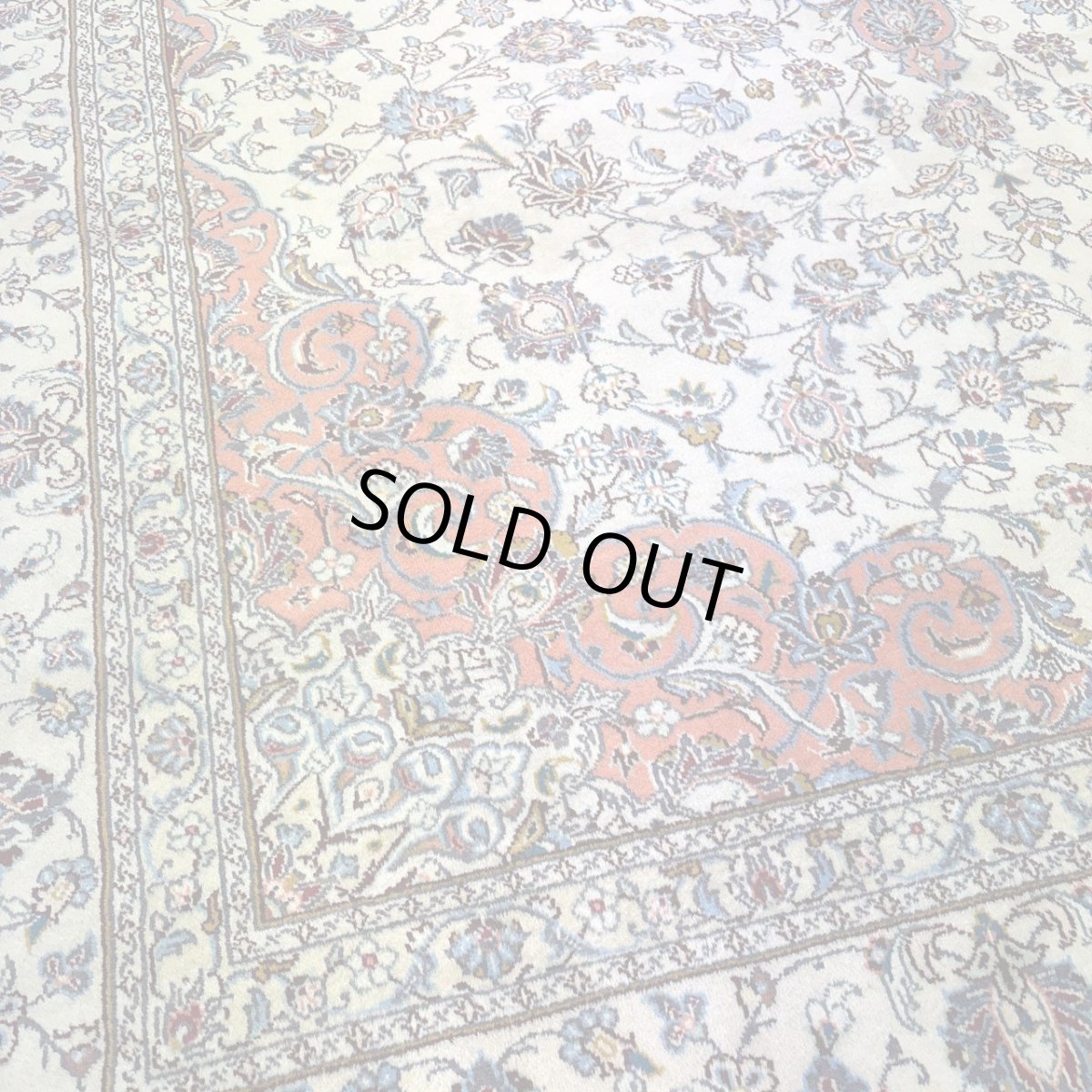 画像7: 美品 ペルシャ 絨毯 カシャーン リビング ダイニング 大判 8.8m 9畳 3人掛けソファ サイズ  355 x 250 cm 肉厚 ウール 手織り トライバル ラグ 天然 敷物 マット カーペット 赤 メダリオン ヴィンテージ ビンテージ MA457-270-355250Z060 (7)