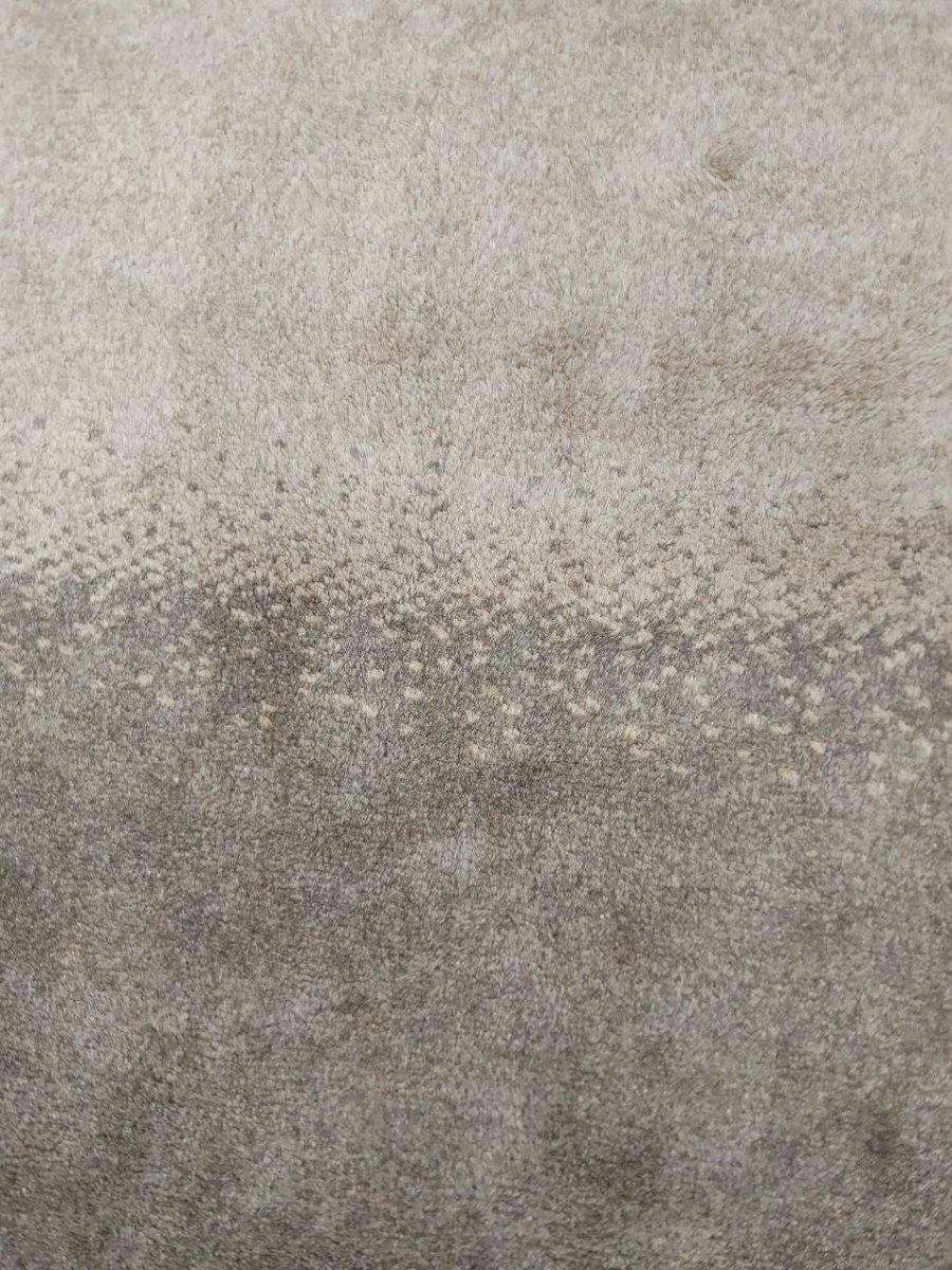 画像6: 新品 ペルシャ ギャッベ 縦3.4m 横2.4m 8.1㎡ 〜9帖程度 リビング ダイニング 大判サイズ 340 × 240 cm 肉厚 天然 ウール ギャベ 手織り ハンドメイド ラグ 絨毯 カーペット リビングダイニングルームやベッドサイドに 生成り グレー プレーン シンプル MA442-1439-340240Z050 (6)