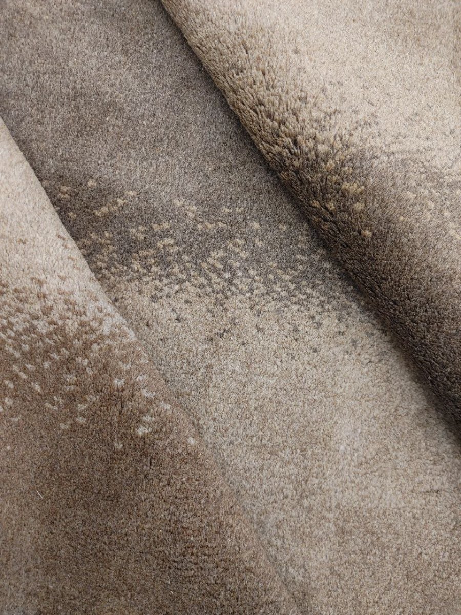 画像13: 新品 ペルシャ ギャッベ 縦3.4m 横2.4m 8.1㎡ 〜9帖程度 リビング ダイニング 大判サイズ 340 × 240 cm 肉厚 天然 ウール ギャベ 手織り ハンドメイド ラグ 絨毯 カーペット リビングダイニングルームやベッドサイドに 生成り グレー プレーン シンプル MA442-1439-340240Z050 (13)