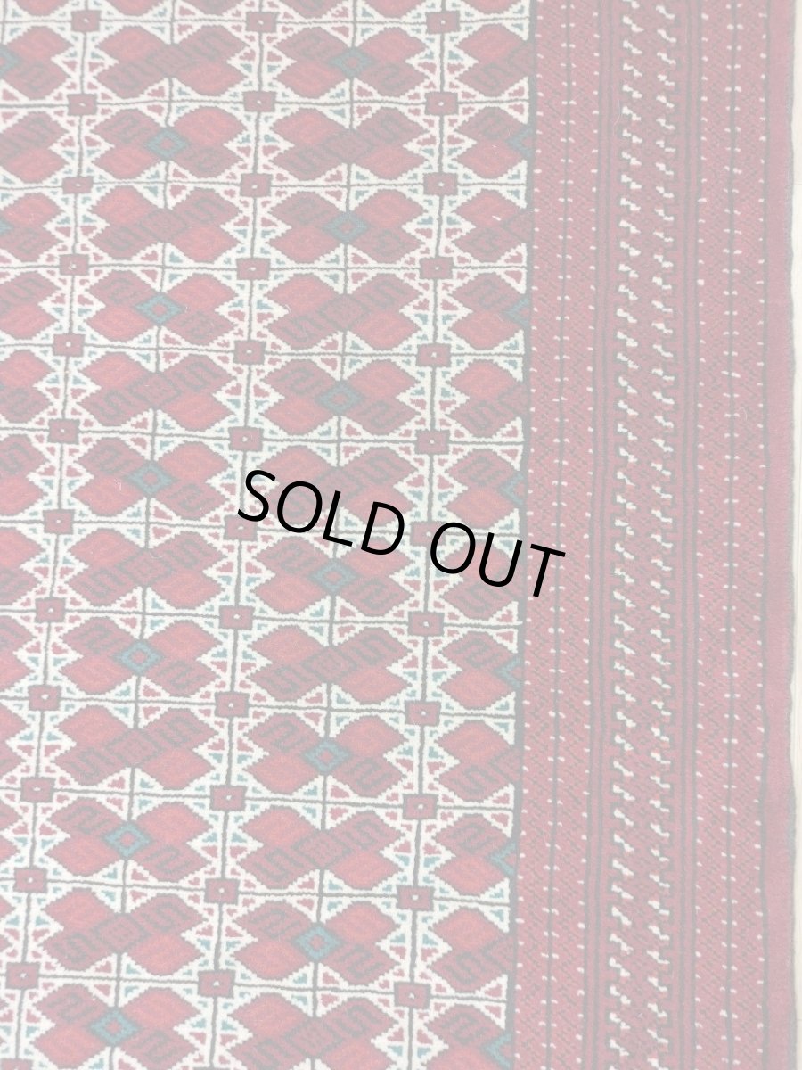 画像7: 新品 ペルシャ 部族絨毯 トルクメン 235 x 155 cm 縦2.3m 横1.5m 3.4㎡ ~2帖 2-3人掛けソファ センターテーブル サイズ ウール 手織り ハンドメイド トライバル ラグ カーペット 幾何学模様 民族柄 赤 白 黒 生成り色 MAR474-235155Z032 (7)