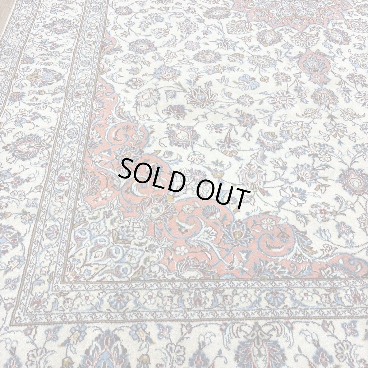 画像8: 美品 ペルシャ 絨毯 カシャーン リビング ダイニング 大判 8.8m 9畳 3人掛けソファ サイズ  355 x 250 cm 肉厚 ウール 手織り トライバル ラグ 天然 敷物 マット カーペット 赤 メダリオン ヴィンテージ ビンテージ MA457-270-355250Z060 (8)