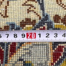 画像16: 美品 ペルシャ 絨毯 カシャーン リビング ダイニング 大判 8.8m 9畳 3人掛けソファ サイズ  355 x 250 cm 肉厚 ウール 手織り トライバル ラグ 天然 敷物 マット カーペット 赤 メダリオン ヴィンテージ ビンテージ MA457-270-355250Z060 (16)