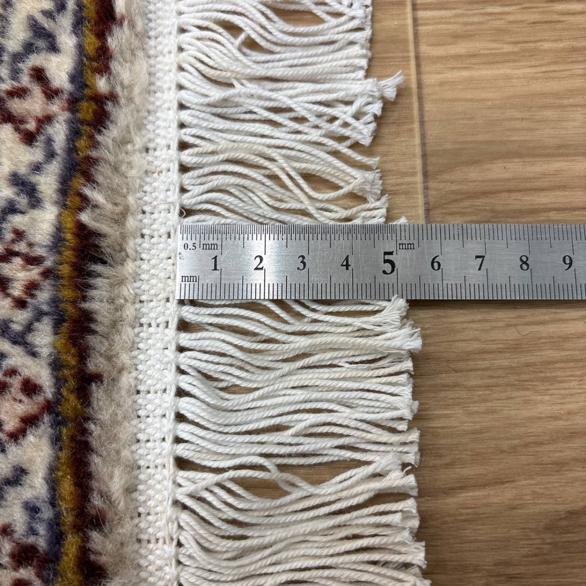 画像12: 美品 ペルシャ 絨毯 カシャーン リビング ダイニング 大判 8.8m 9畳 3人掛けソファ サイズ  355 x 250 cm 肉厚 ウール 手織り トライバル ラグ 天然 敷物 マット カーペット 赤 メダリオン ヴィンテージ ビンテージ MA457-270-355250Z060 (12)