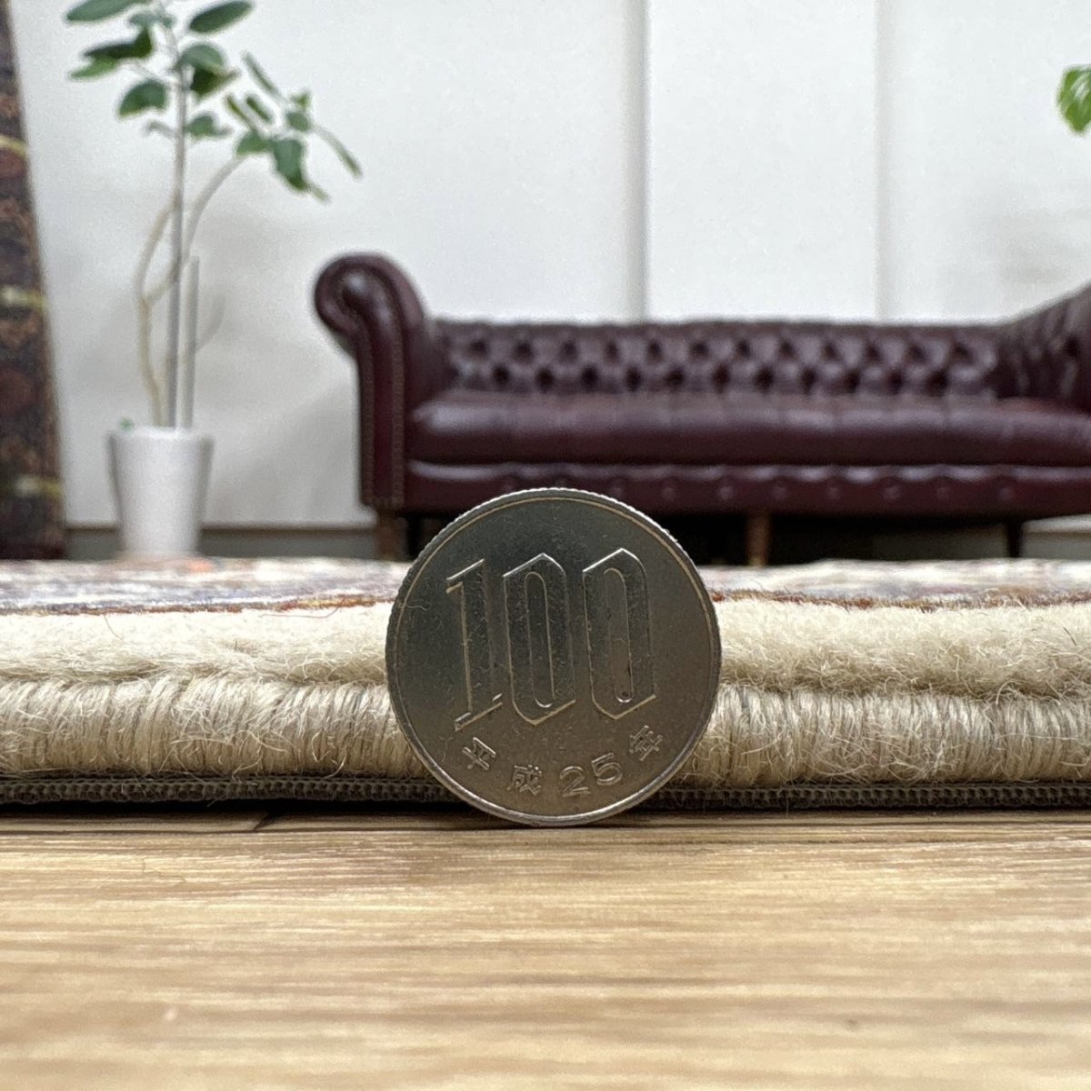 画像13: 美品 ペルシャ 絨毯 カシャーン リビング ダイニング 大判 8.8m 9畳 3人掛けソファ サイズ  355 x 250 cm 肉厚 ウール 手織り トライバル ラグ 天然 敷物 マット カーペット 赤 メダリオン ヴィンテージ ビンテージ MA457-270-355250Z060 (13)