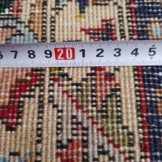 画像23: 良品 ペルシャ 絨毯 タブリーズ 縦3.4m 横2.5m 8.6㎡ 〜9帖 リビング ダイニング 大判 サイズ 345 x 250 cm 天然 ウール 手織り トライバル ラグ 敷物 マット カーペット メダリオン ヴィンテージ ビンテージ 中古品に抵抗のある方にもお勧めです 赤 MAA664-345250Z060 (23)