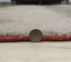 画像16: 新品 ペルシャ ギャッベ 縦3.4m 横2.4m 8.1㎡ 〜9帖程度 リビング ダイニング 大判サイズ 340 × 240 cm 肉厚 天然 ウール ギャベ 手織り ハンドメイド ラグ 絨毯 カーペット リビングダイニングルームやベッドサイドに 生成り グレー プレーン シンプル MA442-1439-340240Z050 (16)