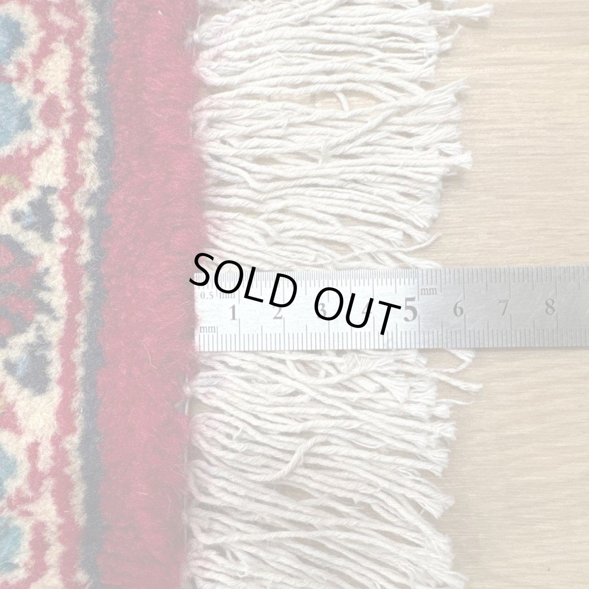 画像15: 良品 ペルシャ 絨毯 カシャーン 産  縦2.8m 横1.5m 4.2㎡ 〜5帖程度 リビング ダイニング 3人掛けソファ コーナーソファ サイズ 280 x 150 cm 天然 手織り ラグ 敷物 カーペット メダリオン 赤 濃紺 ヴィンテージ ビンテージ MA460-A671-280152Z030 (15)