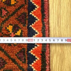 画像16: 良品 ペルシャ 部族絨毯 ヤラメ 縦2.1m 横1.6m 3.7㎡ ~3.5帖 2-3人掛けソファ サイズ 217 x 165 cm No.A798 ウール 手織り ハンドメイド トライバル ラグ カーペット 民族柄 MAAD465-A798-217165Z035 (16)