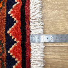 画像17: 良品 ペルシャ 部族絨毯 ヤラメ 縦2.1m 横1.6m 3.7㎡ ~3.5帖 2-3人掛けソファ サイズ 217 x 165 cm No.A798 ウール 手織り ハンドメイド トライバル ラグ カーペット 民族柄 MAAD465-A798-217165Z035 (17)