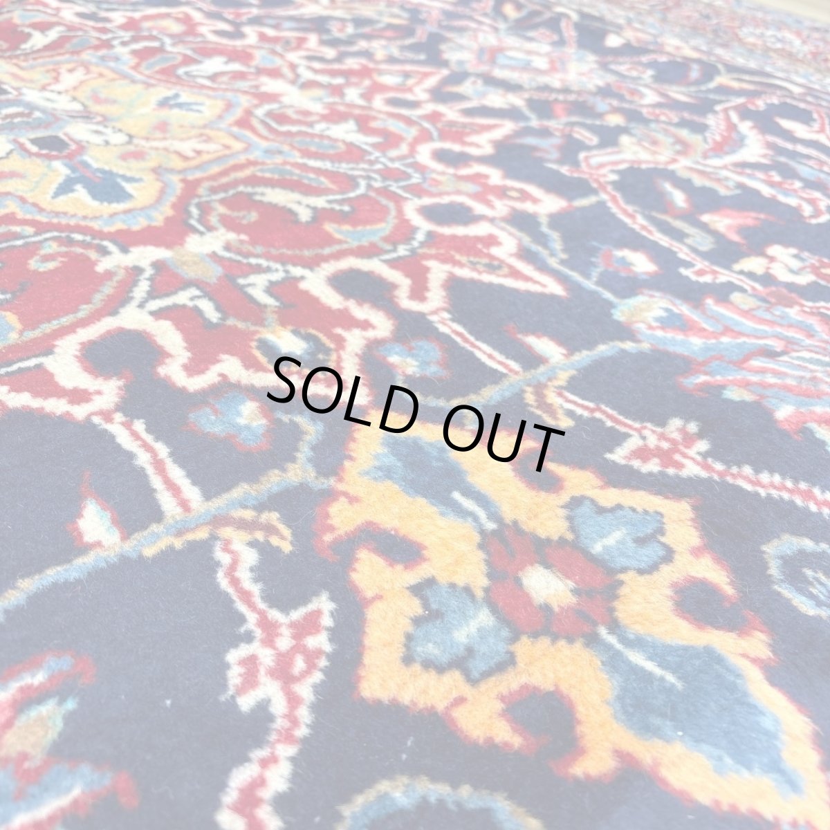 画像8: 良品 ペルシャ 絨毯 サルーク 325 x 213 cm No.A478 縦3.3m 横2.2m 7.2㎡ 〜8帖 リビング ダイニング 3人掛けソファ コーナーソファ 大判 サイズ ウール 手織り トライバル ラグ 敷物 マット カーペット メダリオン ヴィンテージ ビンテージ 赤 朱色 オレンジ　MA477-A478-325213Z050 (8)