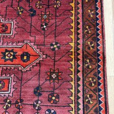 画像12: 良品 ペルシャ 部族絨毯 ヤラメ 縦2.1m 横1.6m 3.7㎡ ~3.5帖 2-3人掛けソファ サイズ 217 x 165 cm No.A798 ウール 手織り ハンドメイド トライバル ラグ カーペット 民族柄 MAAD465-A798-217165Z035 (12)