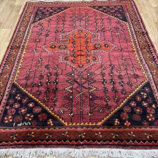 画像3: 良品 ペルシャ 部族絨毯 ヤラメ 縦2.1m 横1.6m 3.7㎡ ~3.5帖 2-3人掛けソファ サイズ 217 x 165 cm No.A798 ウール 手織り ハンドメイド トライバル ラグ カーペット 民族柄 MAAD465-A798-217165Z035 (3)