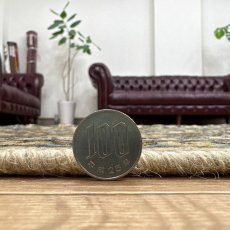 画像17: 美品 ペルシャ 絨毯 カシャーン リビング ダイニング 大判 8.3m 9畳 3人掛けソファ サイズ  343 x 242 cm 肉厚 ウール 手織り トライバル ラグ 天然 敷物 マット カーペット メダリオン ヴィンテージ ビンテージ MA479-A718-343242Z050 (17)