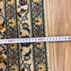 画像15: 美品 ペルシャ 絨毯 カシャーン リビング ダイニング 大判 8.3m 9畳 3人掛けソファ サイズ  343 x 242 cm 肉厚 ウール 手織り トライバル ラグ 天然 敷物 マット カーペット メダリオン ヴィンテージ ビンテージ MA479-A718-343242Z050 (15)