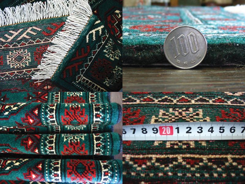 新品 トルクメン ペルシャ 絨毯 アクセント サイズ 122 × 78 cm 187 