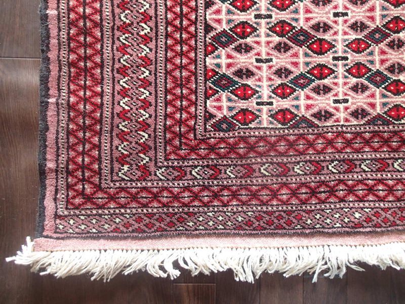 ペルシャ 絨毯 トルクメン 2m センター ソファ サイズ 200 x 126 cm 