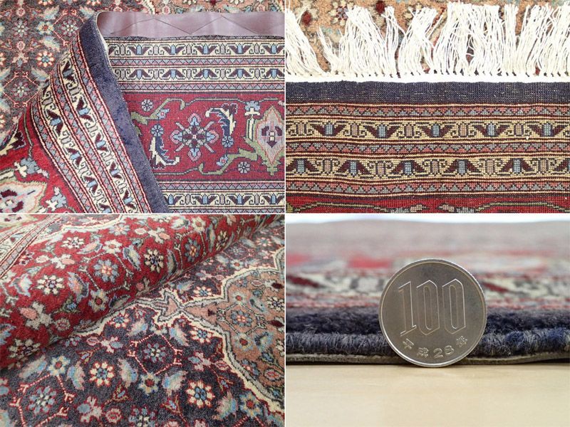 最新入荷】 62x62cm 手織り ヴィンテージ絨毯 アフガン ペルシャ 