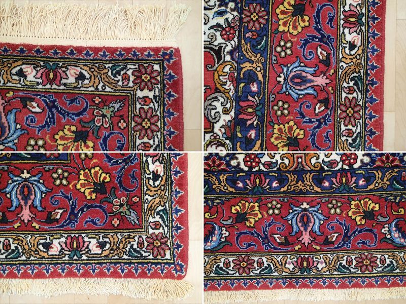 高い素材 ペルシャ絨毯 手織りヤラメ産トライバルラグ クリーニング済 295×203 - ラグ - bu.edu.kz