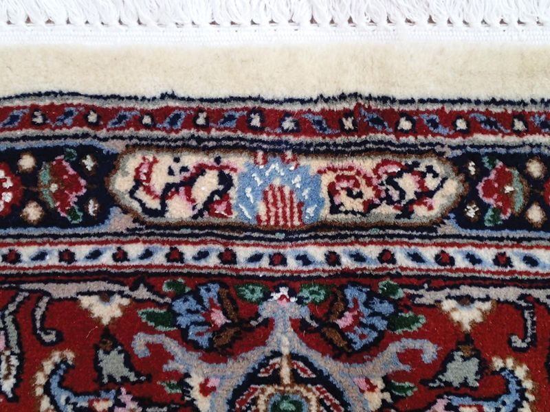 96%OFF!】 ペルシャの手作り絨毯‼️ size61x50cm カーペット