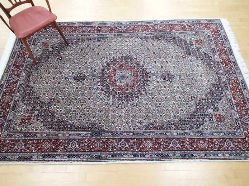 96%OFF!】 ペルシャの手作り絨毯‼️ size61x50cm カーペット