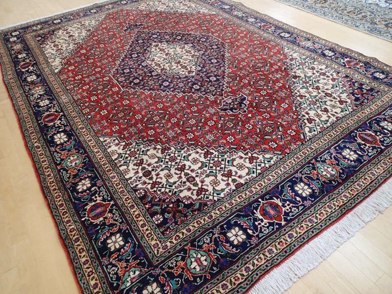 大特価放出！ ペルシャ手織り絨毯 タブリーズ size:105×64 カーペット