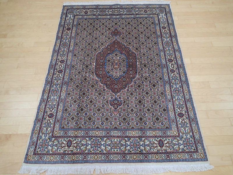 ペルシャ手織り絨毯 キリム 144×144cm トライバルヴィンテージラグ-