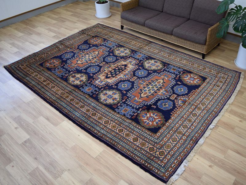 良品 ペルシャ 部族絨毯 アルデビル No.1963 - 290 x 213 cm 6m2 6帖 3